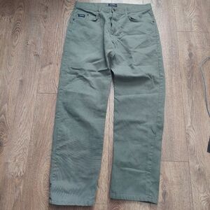 Green Cottonfield 90s Vintage Khaki Green Pants 36x 31